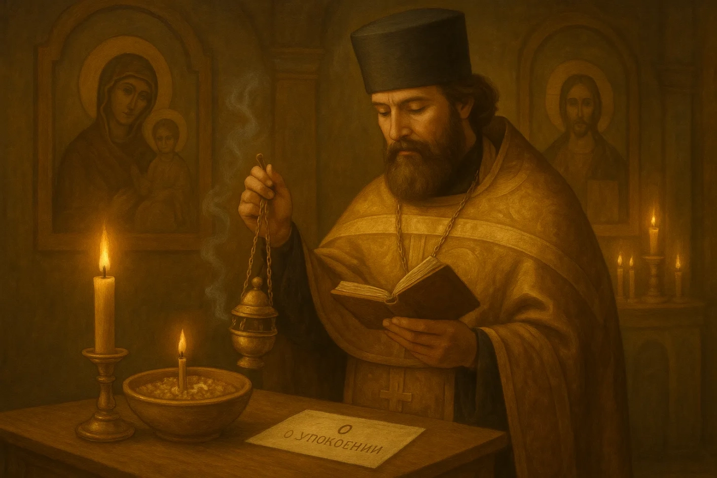 Передать записку в храм